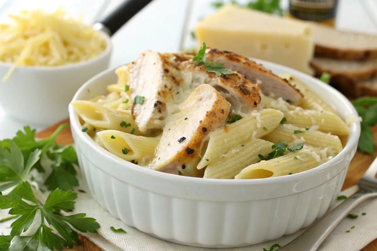 Buffalo Wild Wings garlic parmesan chicken pasta recipe